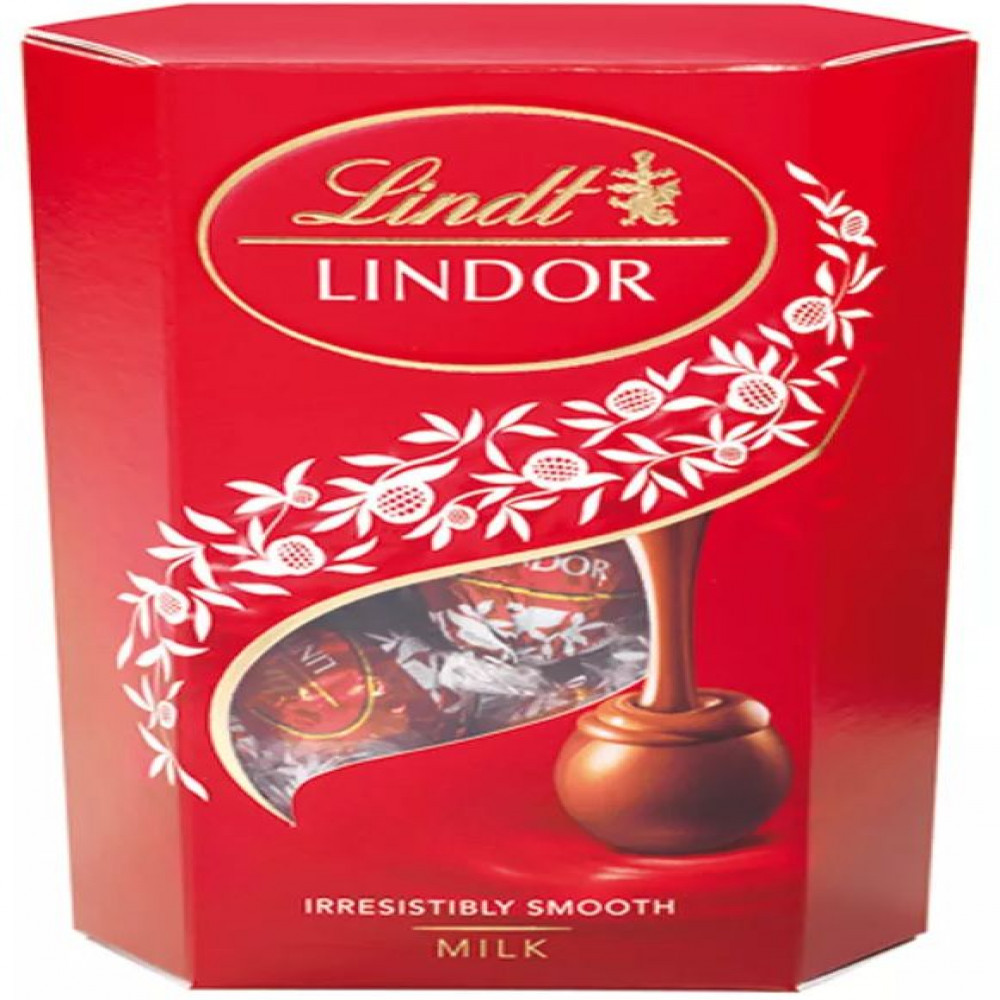 Bombom Chocolate ao Leite LINDOR Lindt 75g Caixa Premium