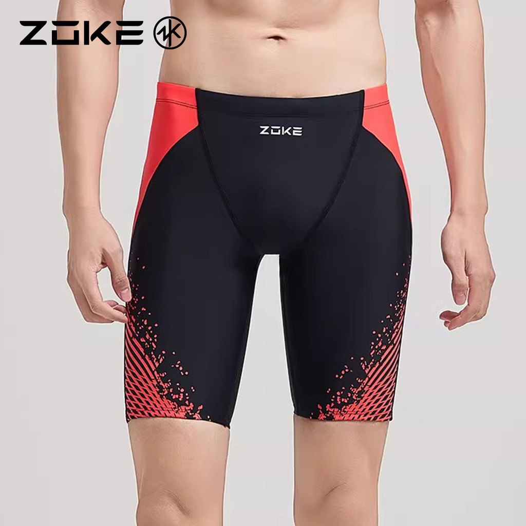 Zhuke calção de banho masculino novo estilo adulto treinamento profissional corrida maiô masculino adolescente