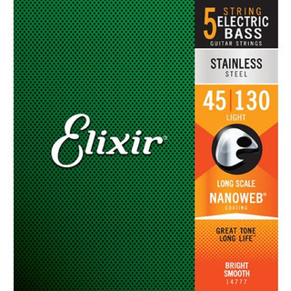 Corda para Baixo Elétrico de 5 Cordas 14777 45-130 Peças de Guitarra em Aço Níquel Durável e de Longa Duração 14077