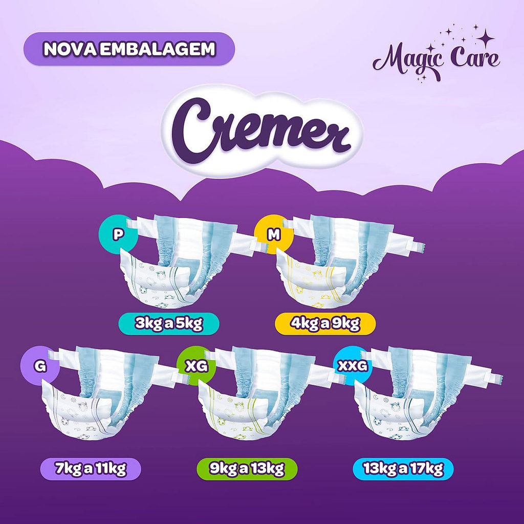 Fralda Cremer Mega Tamanho XXG 22 Unidades · foto 2