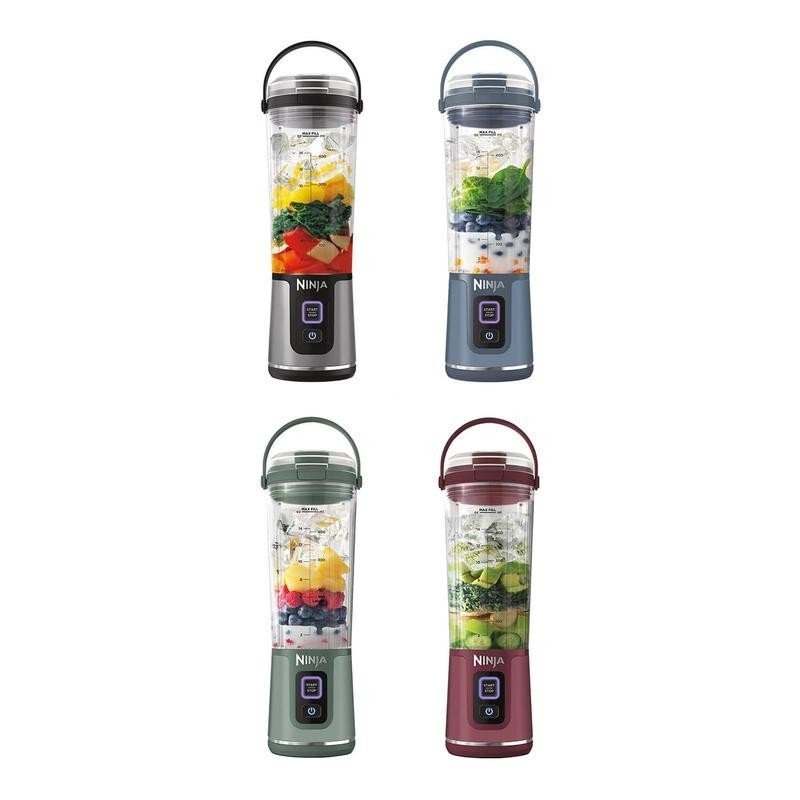 Liquidificador Portátil Sem Fio Ninja Burst |       Design inspirado em esportes, design sem fio elegante. |       Oothi