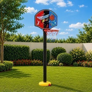 Kit Basquete Infantil Bola Gigante 118cm Jogo Completo Crianças Diversao Esporte