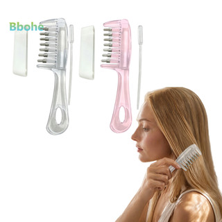 Scalp Massager Comb Hair Oil Applicator 1 or 2 Pcs with Roller Ball Minoxidil Growth Massage Tool Dust Cover for Easy