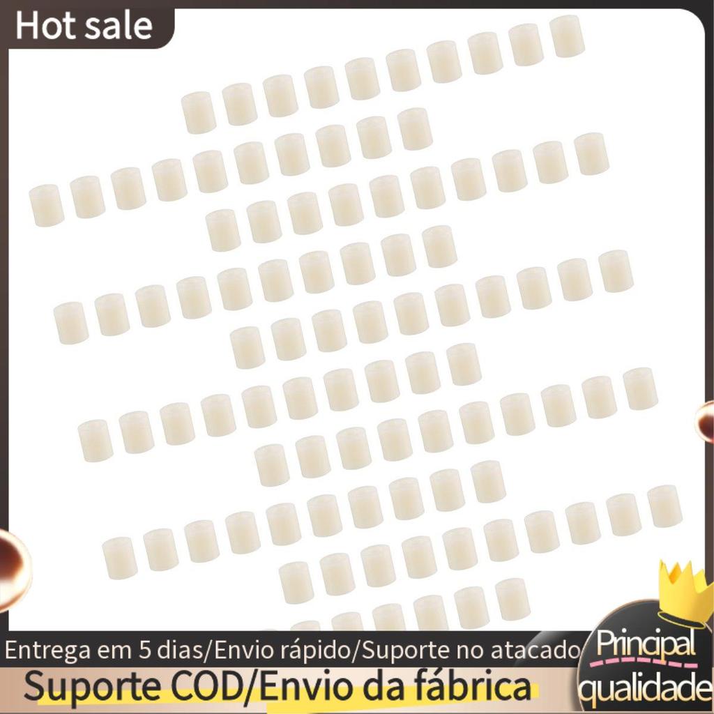 7mm X 3.2mm X 8mm Nylon Stand Off LED PCB Espaçador Suporte 100 Pcs