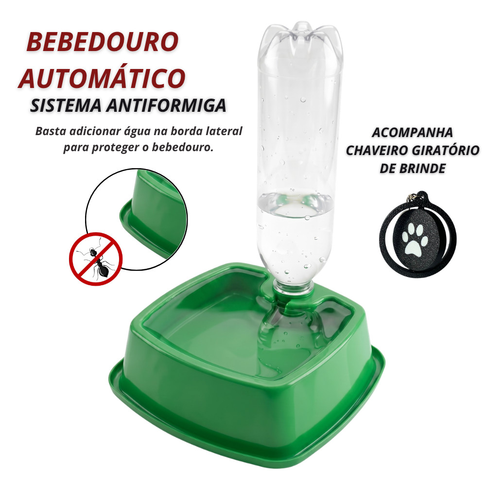 Bebedouro Cachorro Gato Automático Anti formiga Pet - Água Limpa o dia todo | Comedouro