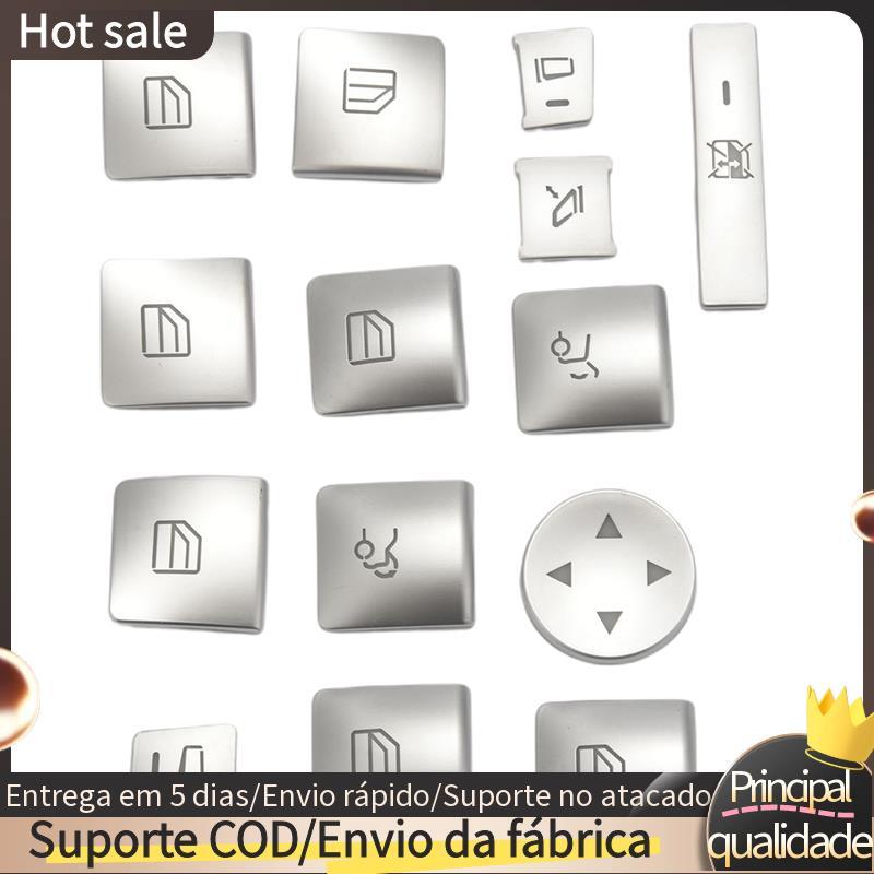 Porta Interna Braço Interruptor Da Janela Botão Guarnição Capa Adesivo Para ML Ceg Classe W204 W212 W246 W166 X166