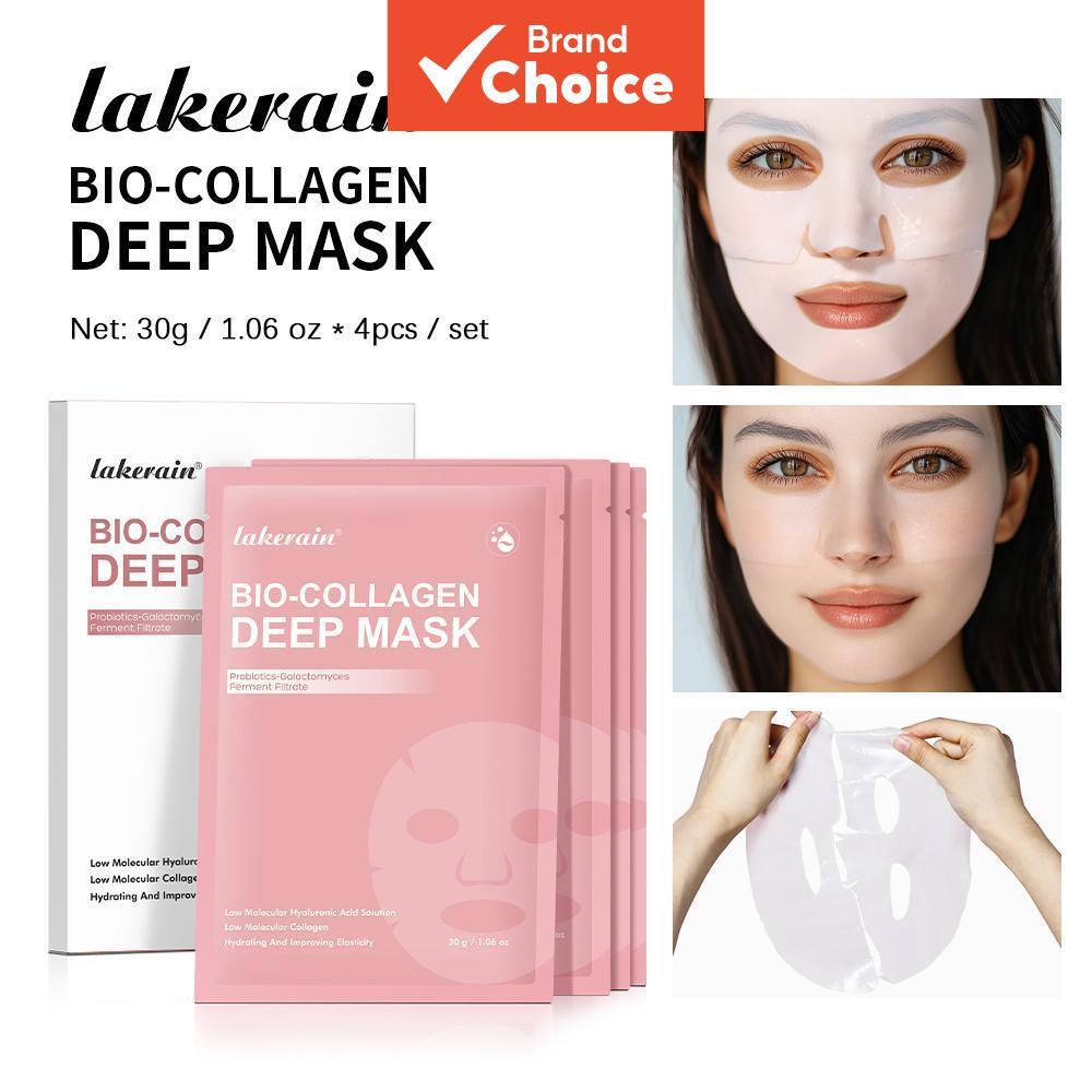 Máscara Facial Bio- Lakerain com de Baixo Peso Molecular 30 g X 4 Unidades