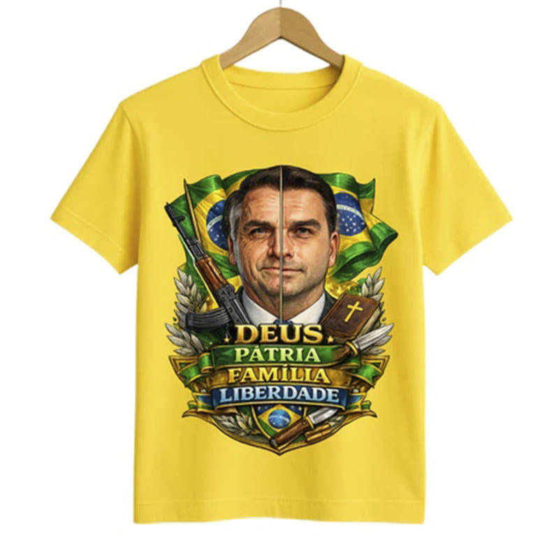 Camiseta Masculina Patriota Conservador Estampada Camisa 100% Algodão Fio 30.1 Unissex Plus Size Envio Rápido
