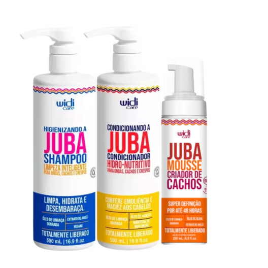 Kit Widi Care - Juba Shampoo + Condicionador + Musse