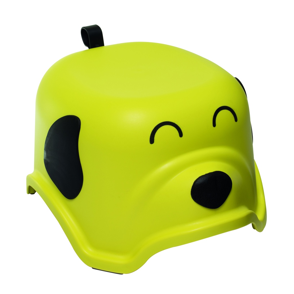Banquinho Interativo Infantil 1 Degrau Cachorrinho Amarelo Kababy