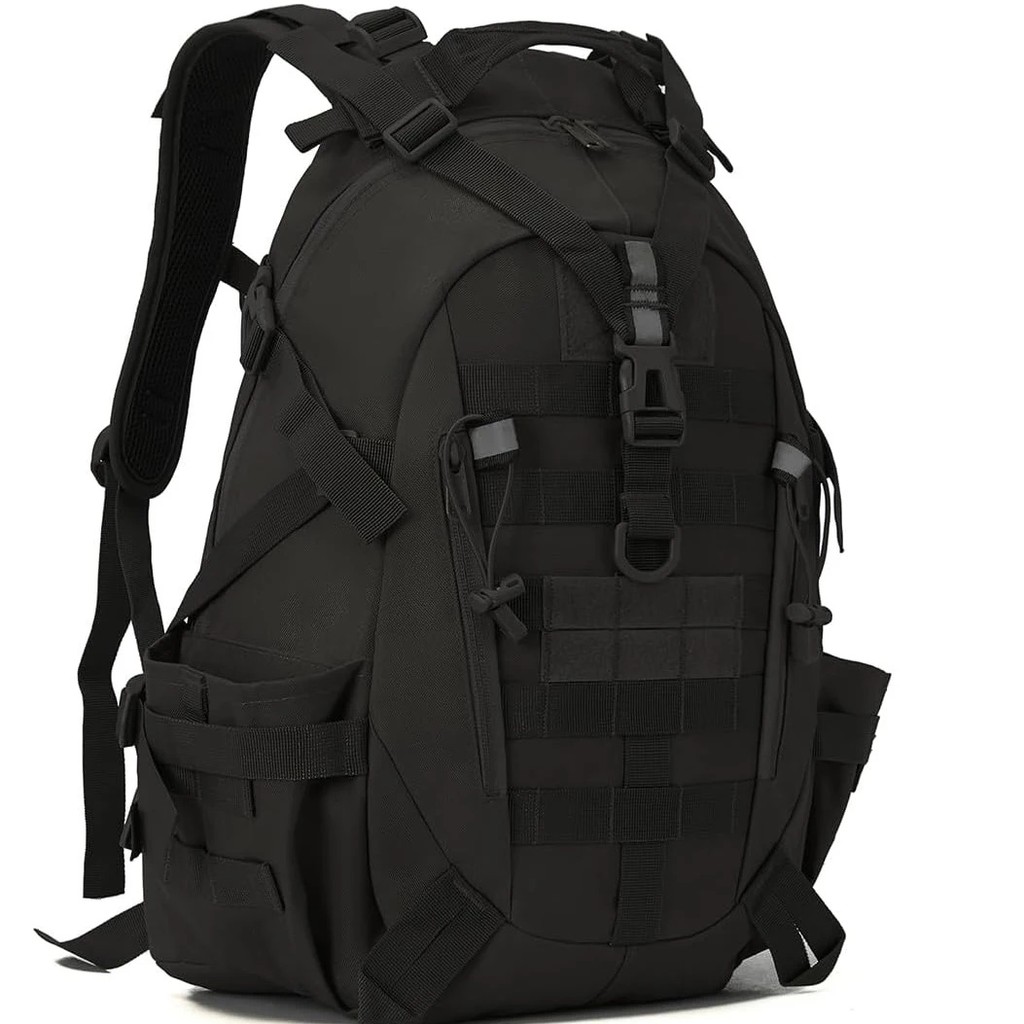 Mochila de caminhada de 35 litros para homens, com sistema MOLLE e faixa refletora, mochila para escalada em montanha, c