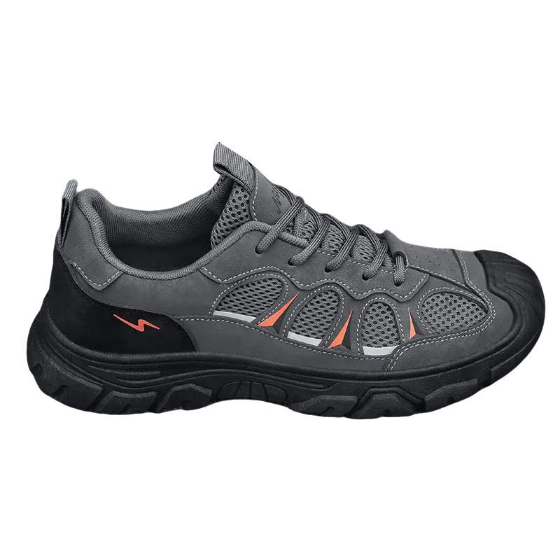 Sapatos de seguro de trabalho masculino 2025 novo estilo verão respirável lazer esportes malha ao ar livre caminhadas es