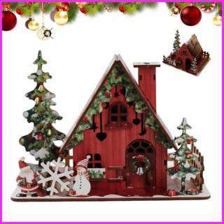 Aldeia De Natal Engraçado DIY Sem Festivo Estatuetas Vintage Decoração De Vila Modelo De Casa Para Crianças Adultos alpi