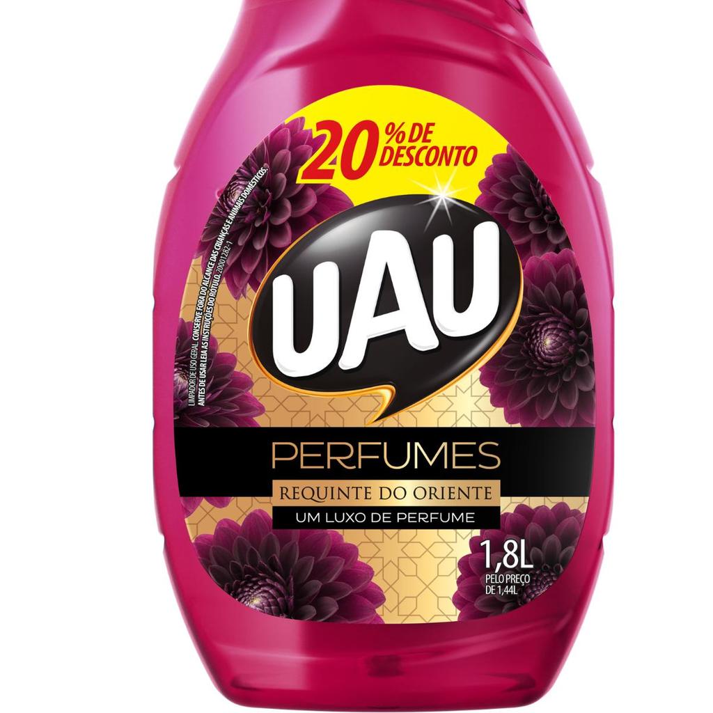 Limpador Perfumado UAU Perfumes Requinte do Oriente 1,8L Embalagem 20% · foto 2