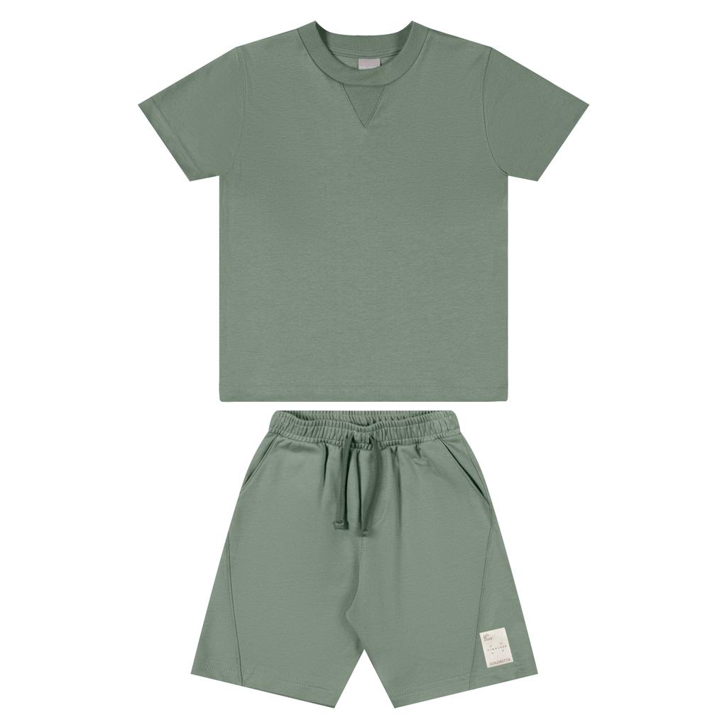 Conjunto Infantil Menino Curto Timeless Colorittá Verde
