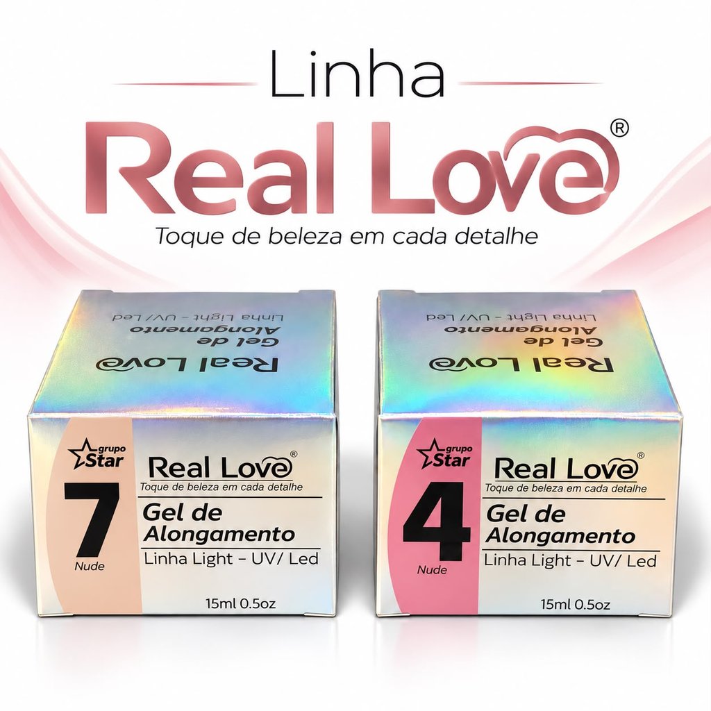 Kit Especial 2 Sculping Gel Real Love 15 ML Linha Light — imagem 2 de 2