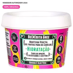 Lola Cosmetics Be(M)dita Ghee Hidratação - Máscara Capilar 100g Banana