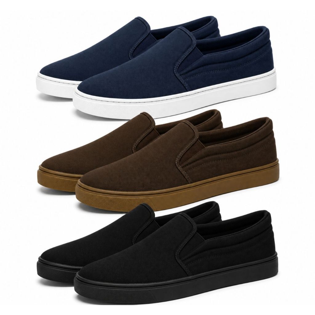 Tênis Slip On Casual Masculino Confortável - Promoção!!