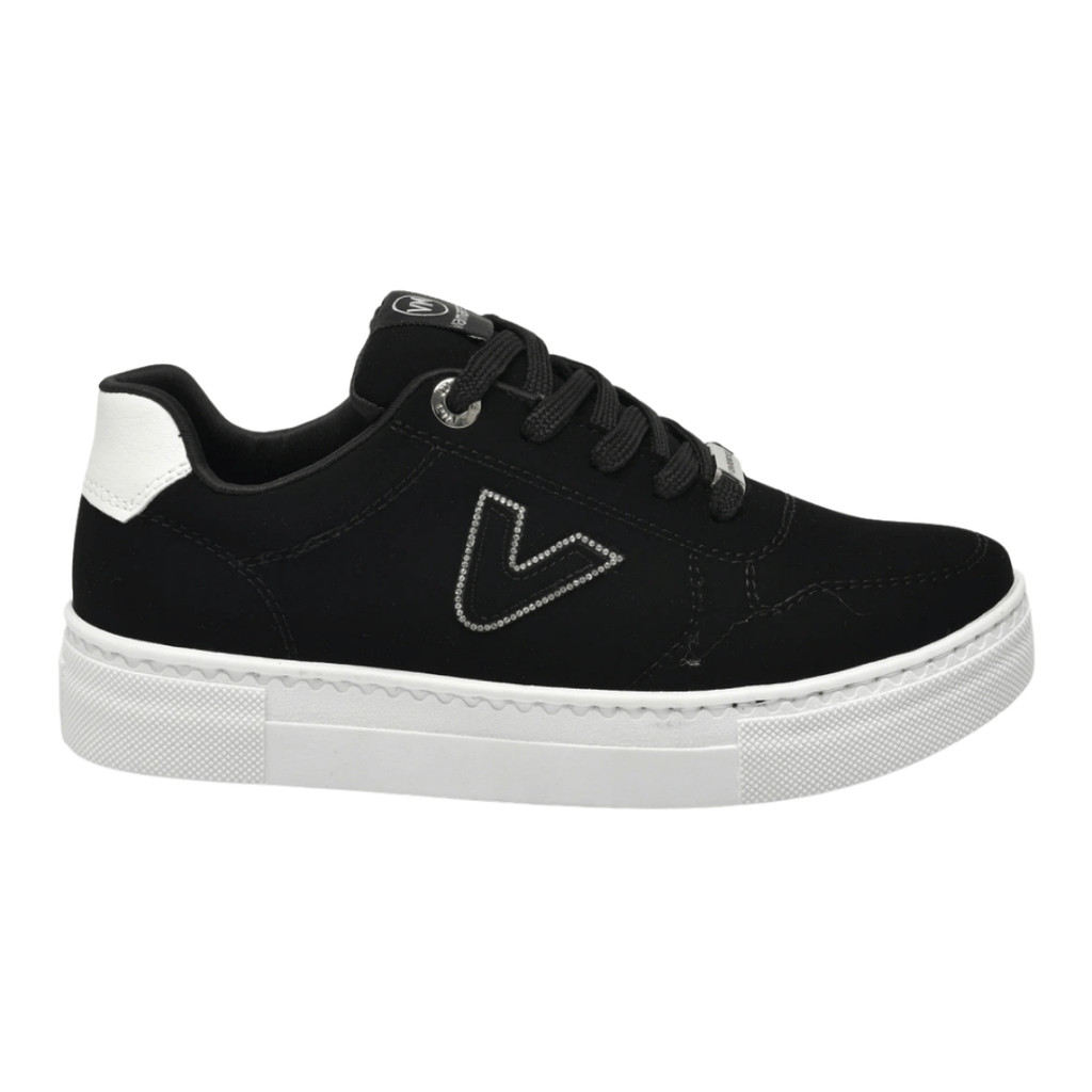 Tênis Casual Feminino Via Marte 138-020-01 Preto