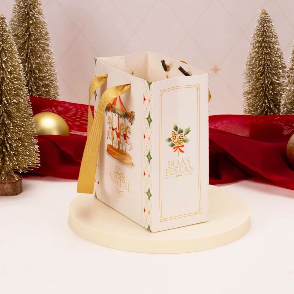10 MINI SACOLA 16x7x13CM UNIÃO 5998 (JANGO NATAL 2026) — imagem 2 de 2