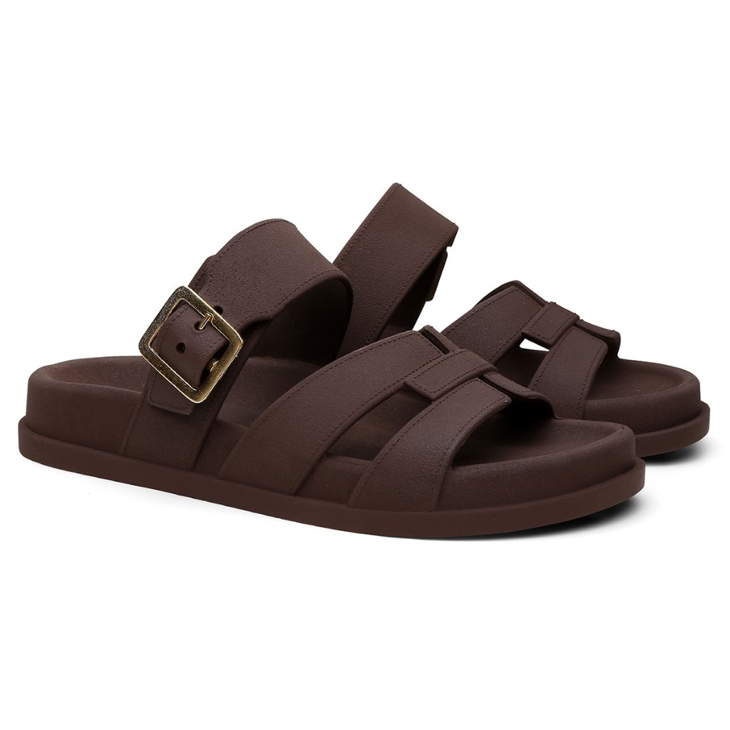 Sandalia Papete Feminina Rasteirinha Casual Moderna Tendencia Estilosa Confortavel Macia Leve