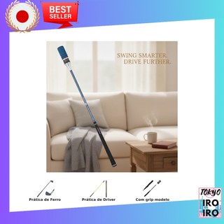 Bastão de Treino de Golfe Daiya Japonês Aumenta Distância Corrige Swing Flexível com Som de Impacto Treinador para Inici