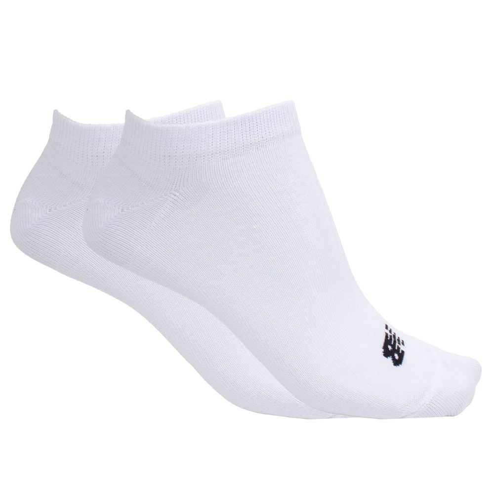 Meia Unissex New Balance Kit 3 NB33A Branco/Preto