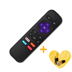 Controle Compatível com Roku Smart TV Express 3930mx 3930r 3910x 3930br | Reposição | Compatível