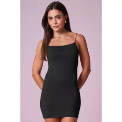 Vestido Curto Alcinhas Planet Girls Preto