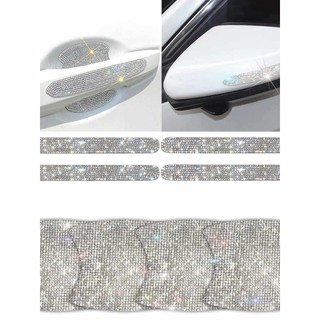 Diamante porta do carro adesivo película protetora corpo porta do carro tigela adesivo Anti-risco lidar com adesivo deco