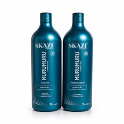 Kit Skazi Vegano Shampoo e Condicionador Murumuru e Semi di Lino 01 Litro