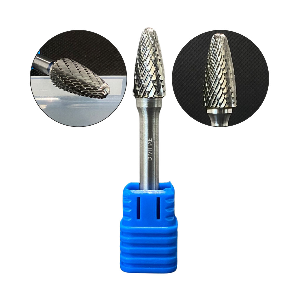 Lima Rotativa Cônica 10x20mm 1/4 M. Duro Arvore Arredondada