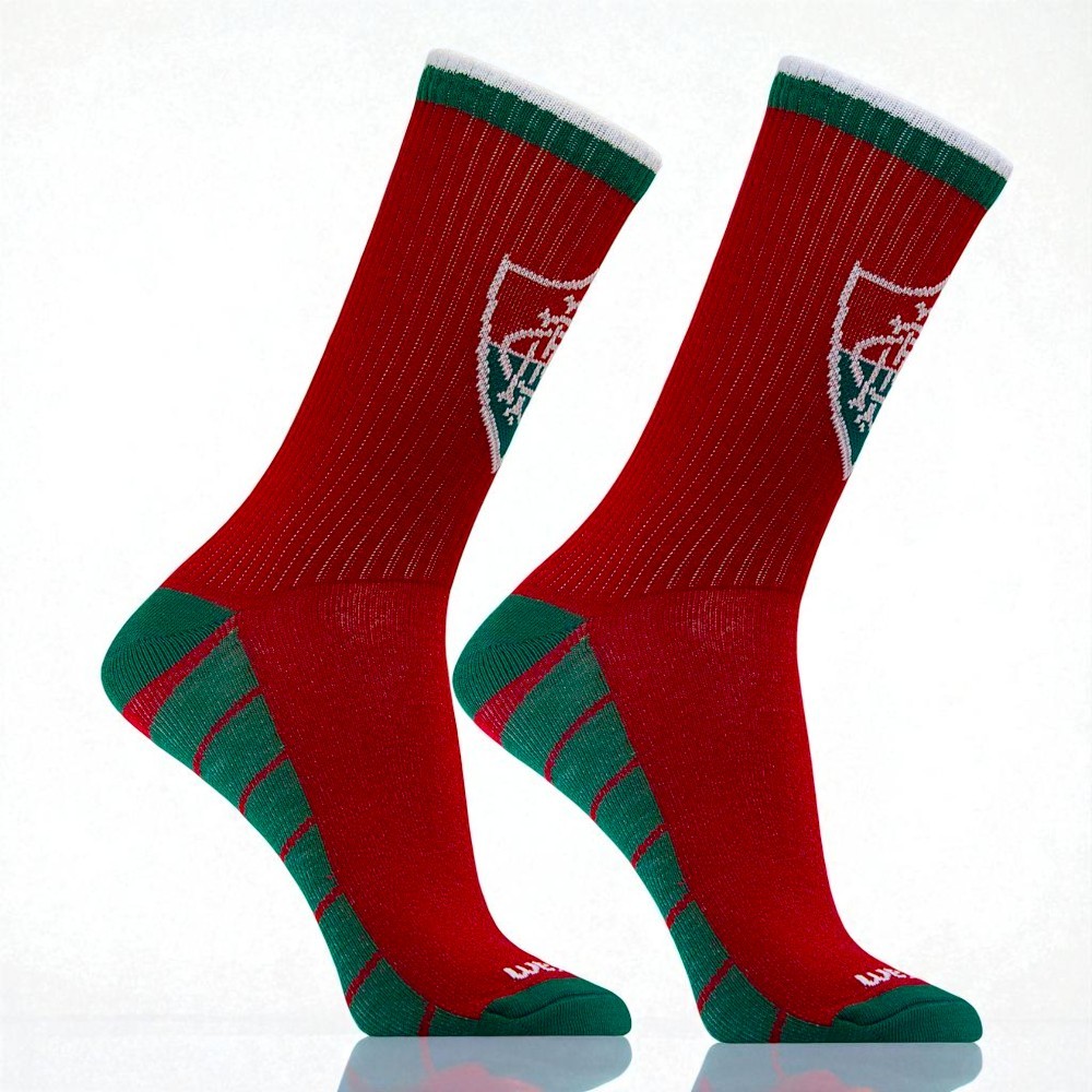 Meia Fluminense Esportiva e Casual Rikam – Produto Oficial Tricolor