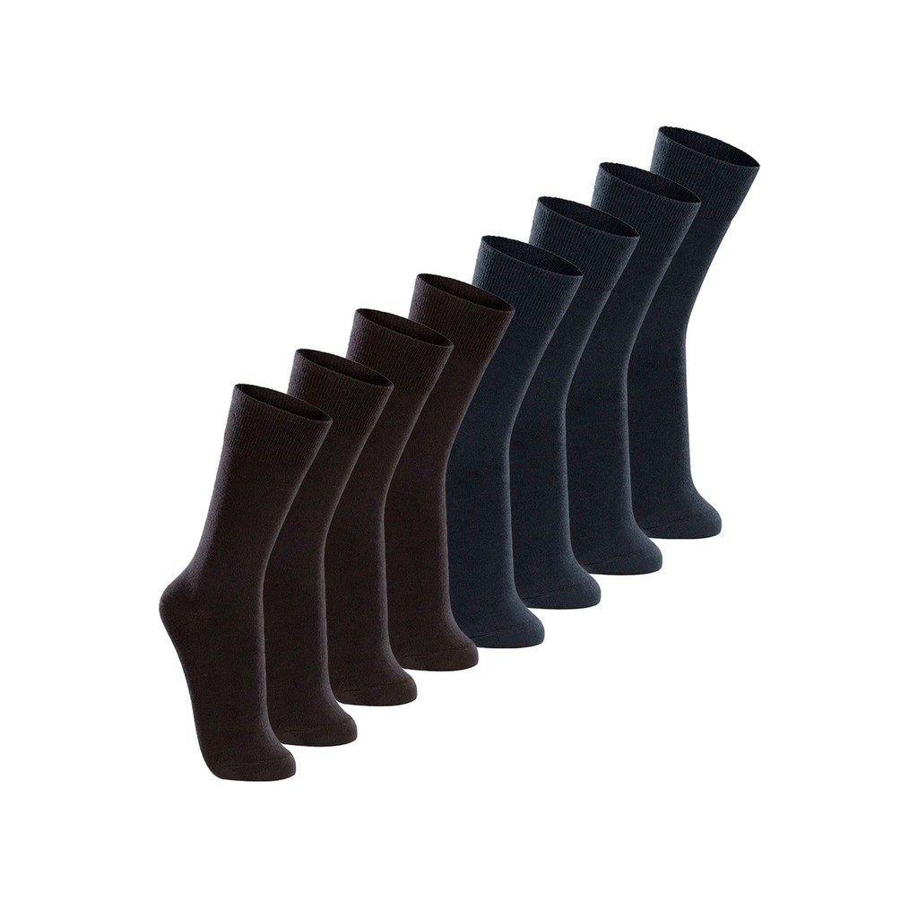 Kit com 8 Pares de Meias Casual Lupo 1210-201 Colorido