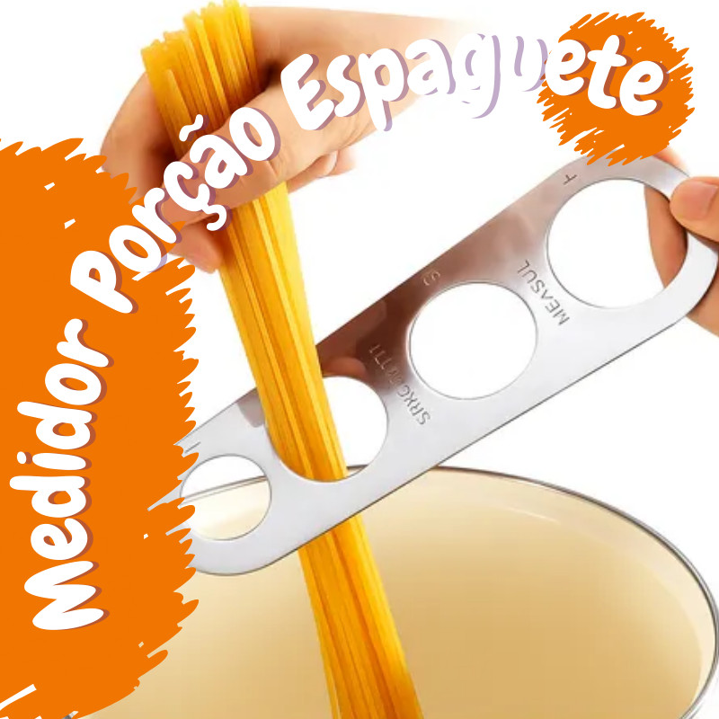 Medidor Para Porções De Spaghetti Macarrão Espaguete Inox LYOR