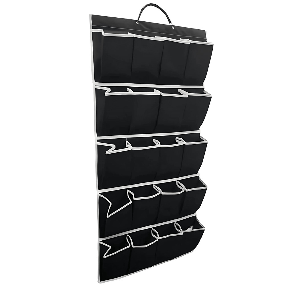 Sapateira de Porta Parede para 10 e 8 Pares de Sapato Tênis TNT Resistente - Diversas Cores