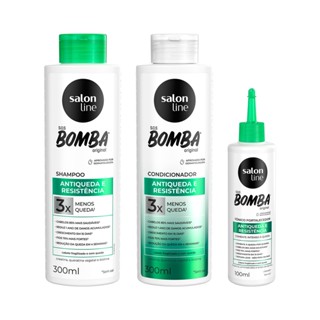 Kit Antiqueda Shampoo, Condicionador e Tônico SOS Bomba Salon Line em Oferta na Shopee