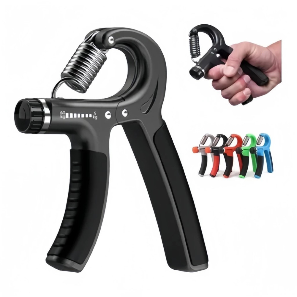 Hand Grip Flexor de Punho com Mola Ajustável 5kg a 60kg | Exercício Antebraço, Mãos e Dedos / Entrega Rápida
