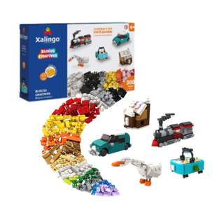 Brinquedo Infantil Blocos Criativos 300 Peças Xalingo - 15332 em Oferta na Shopee