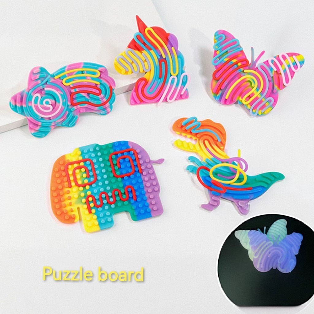 Placa De Atividade Sensorial Lados Duplos Brinquedo De Silicone Para Presente Infantil Presente de Natal em Oferta na Shopee