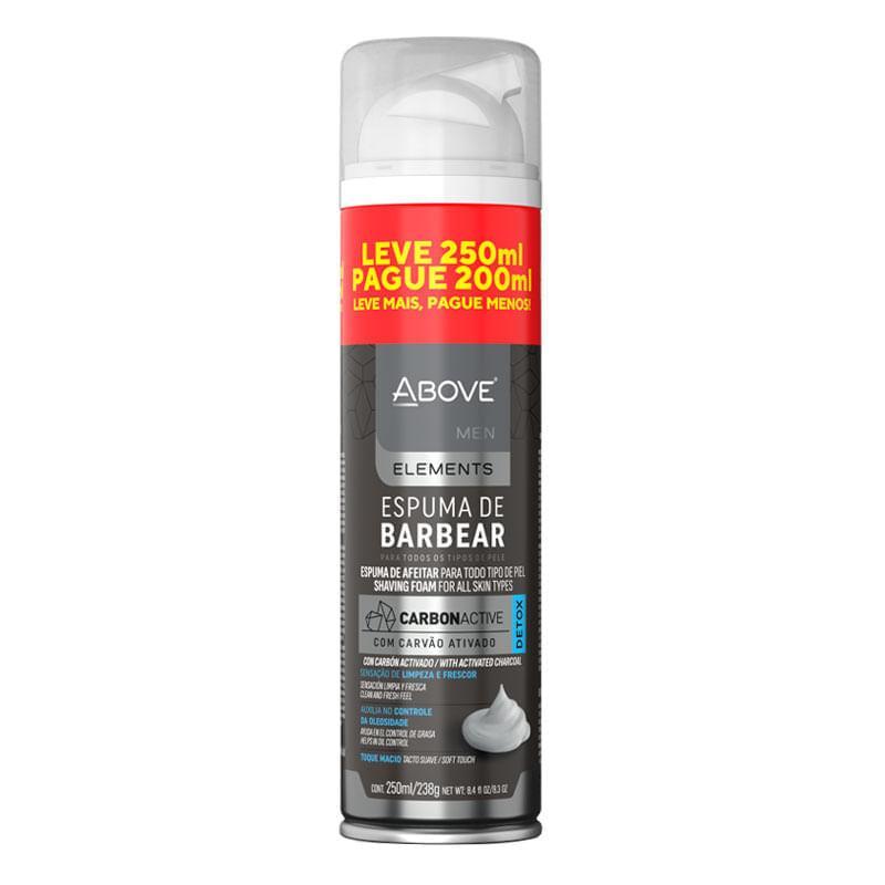 Espuma de Barbear Above Men Elements 250ml em Oferta na Shopee