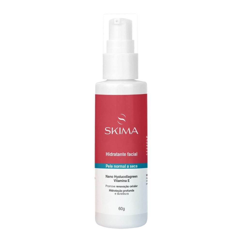HIDRATANTE FACIAL SKIMA PELE NORMAL A SECA 60G em Oferta na Shopee
