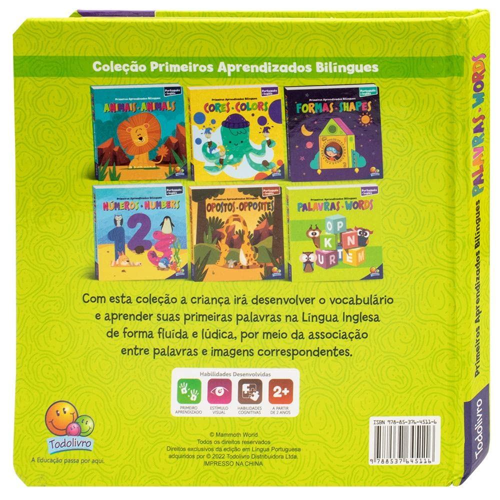 Primeiros Aprendizados Bilíngues | Palavras | Cartonado · foto 2