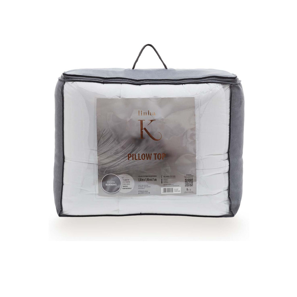Protetor De Colchão Pillow Top Kacyumara em Oferta na Shopee
