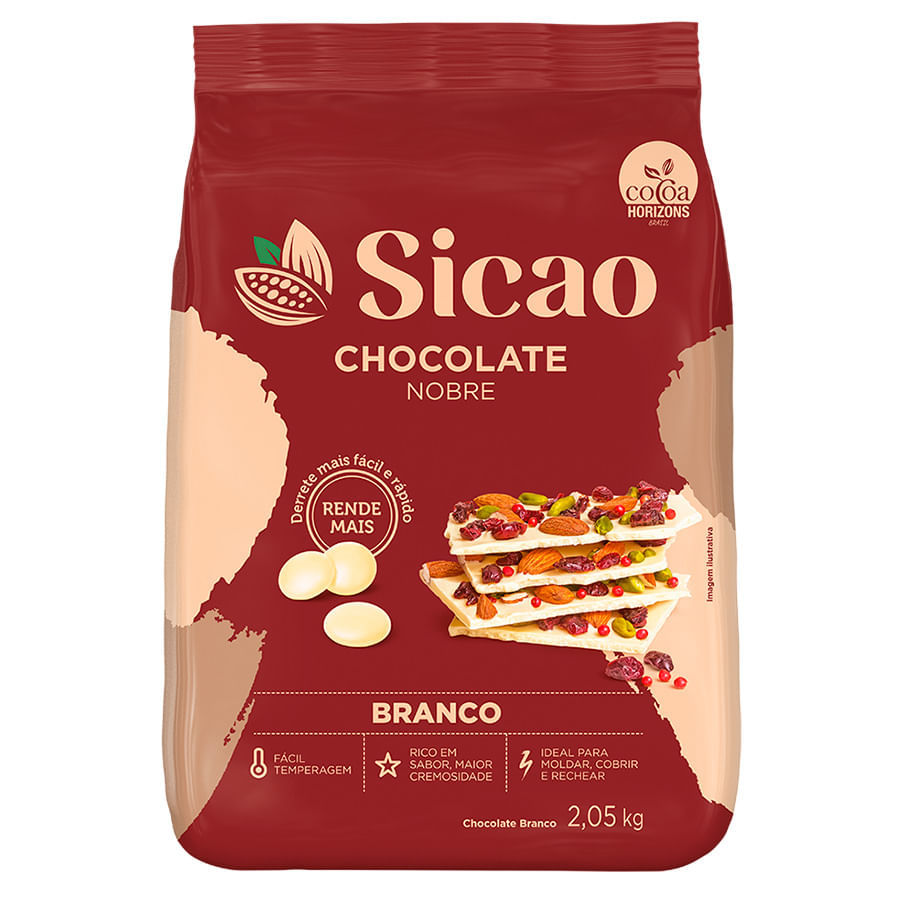Chocolate Branco Nobre 2,05kg SICAO