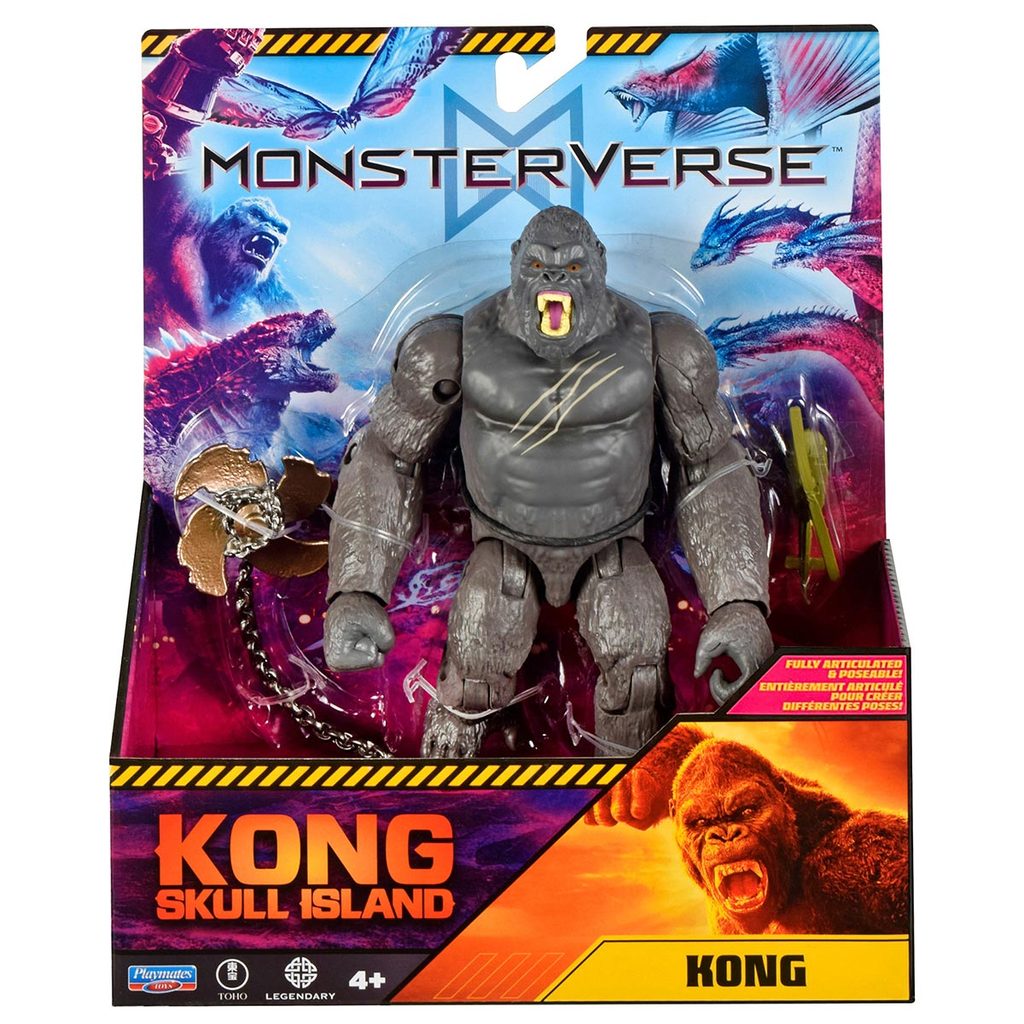 Boneco Kong de 15 cm com Acessório - Kong, A Ilha da Caveira em Oferta na Shopee