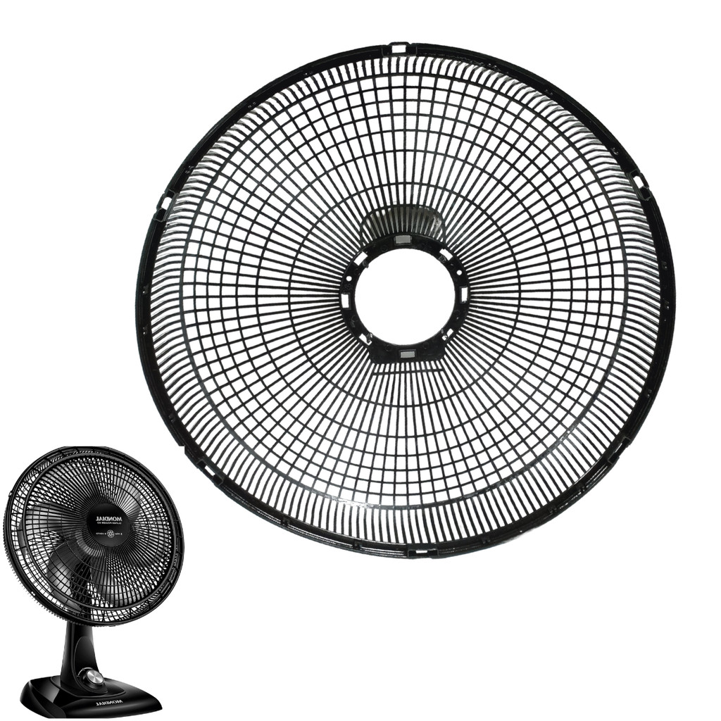 Grade Traseira Atras para Ventilador Mondial de 40cm Preta