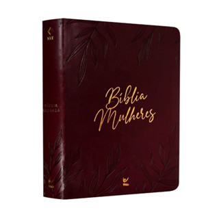 Bíblia Mulheres Folhas | Viviane Martinello | NVT | Espaço Para Anotações | Capa Luxo Vinho em Oferta na Shopee