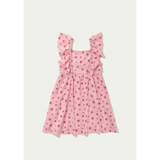 Vestido Infantil Curto Com Babados em Oferta na Shopee