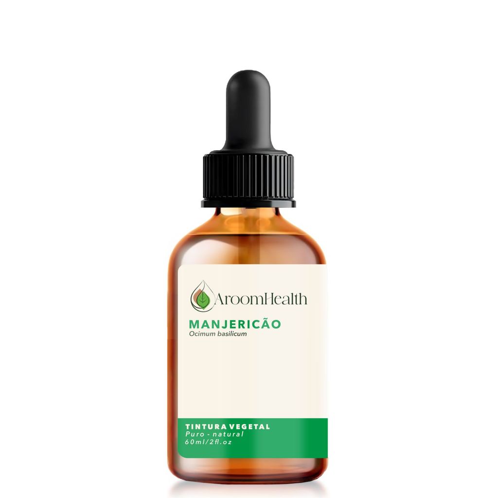Tintura vegetal de Manjericão - 60 ml